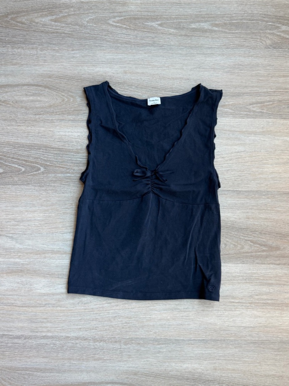 Sunday Best Black V-Neck Sleeveless Tank